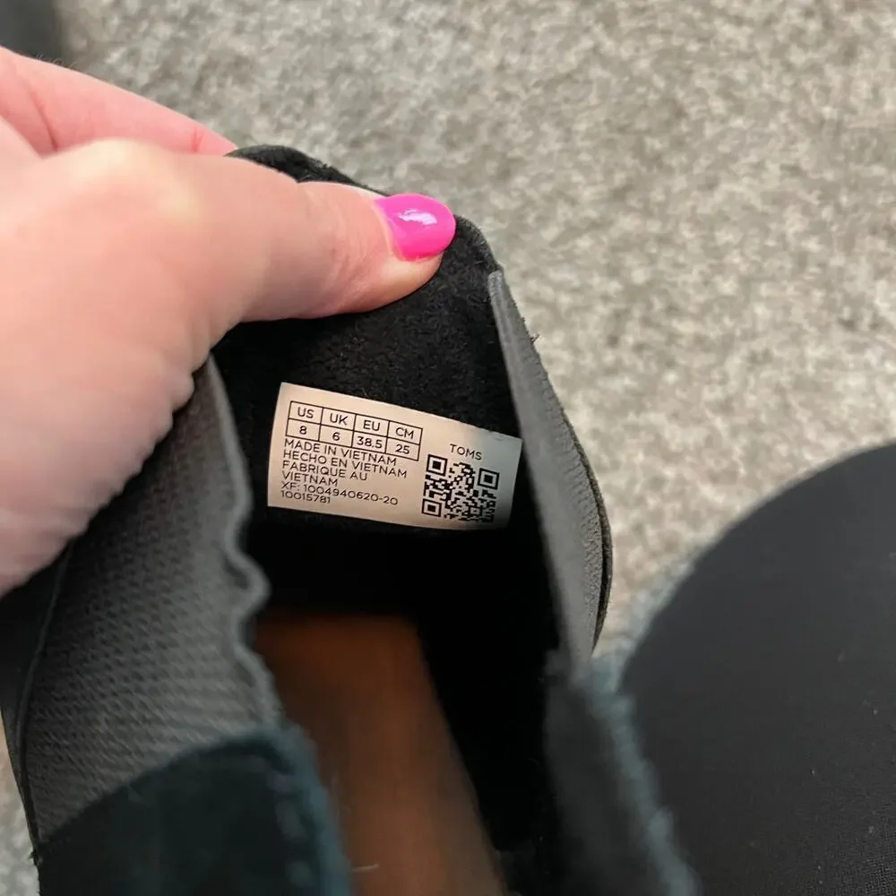 TOMS Women's Kelsey Wedge Booties Size 8